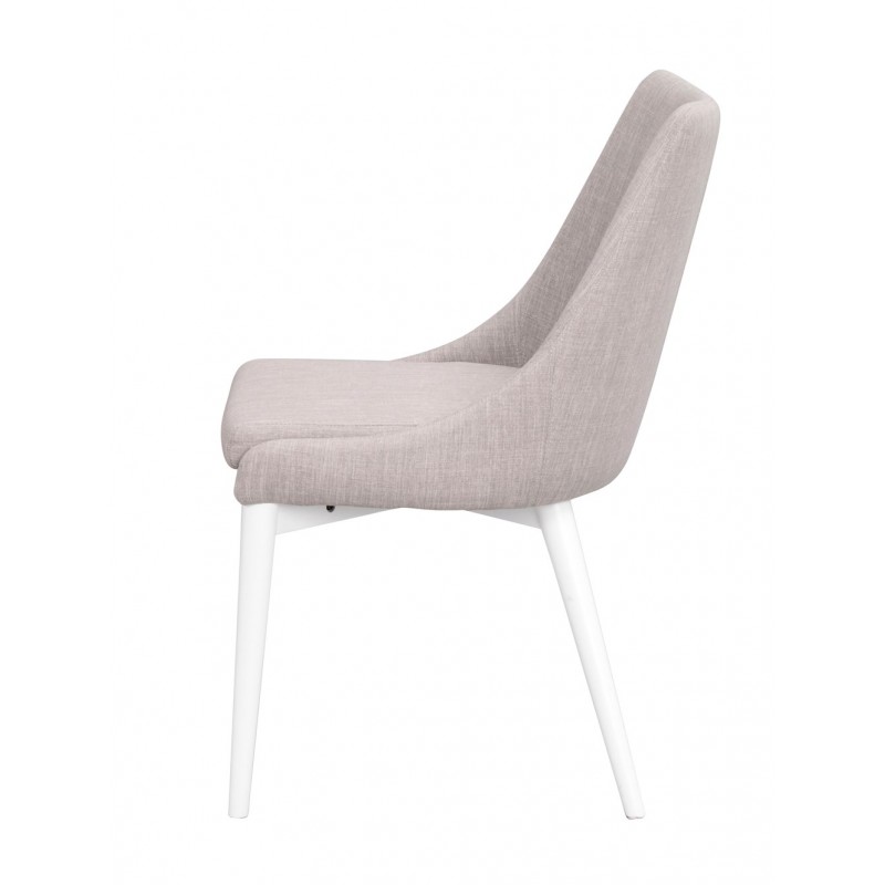 RO Be Dining Chair Light Grey/White